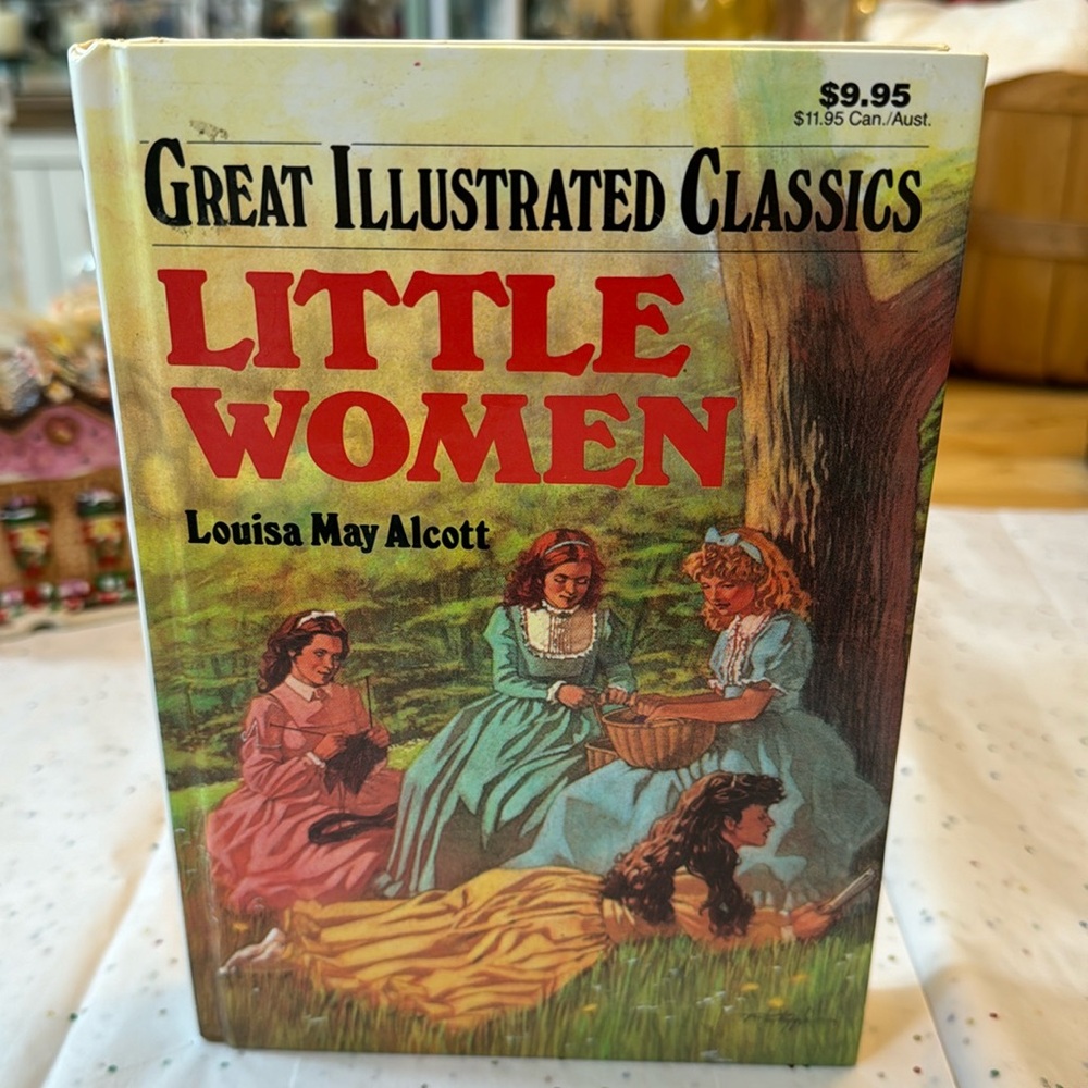 ⛱️2/$5⛱️Little Women, Great Illustrated Classics, hardcover , erased …